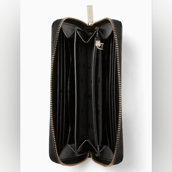 Kate Spade Set Leila Medium Triple Compartment Satchel with Wallet.Black.NWT - Picture 6 of 6